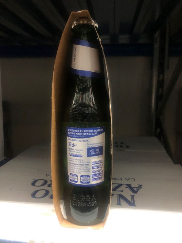 Birra Nastro Azzurro Analcolica CL 33 X 24 Bottiglie - immagine 3